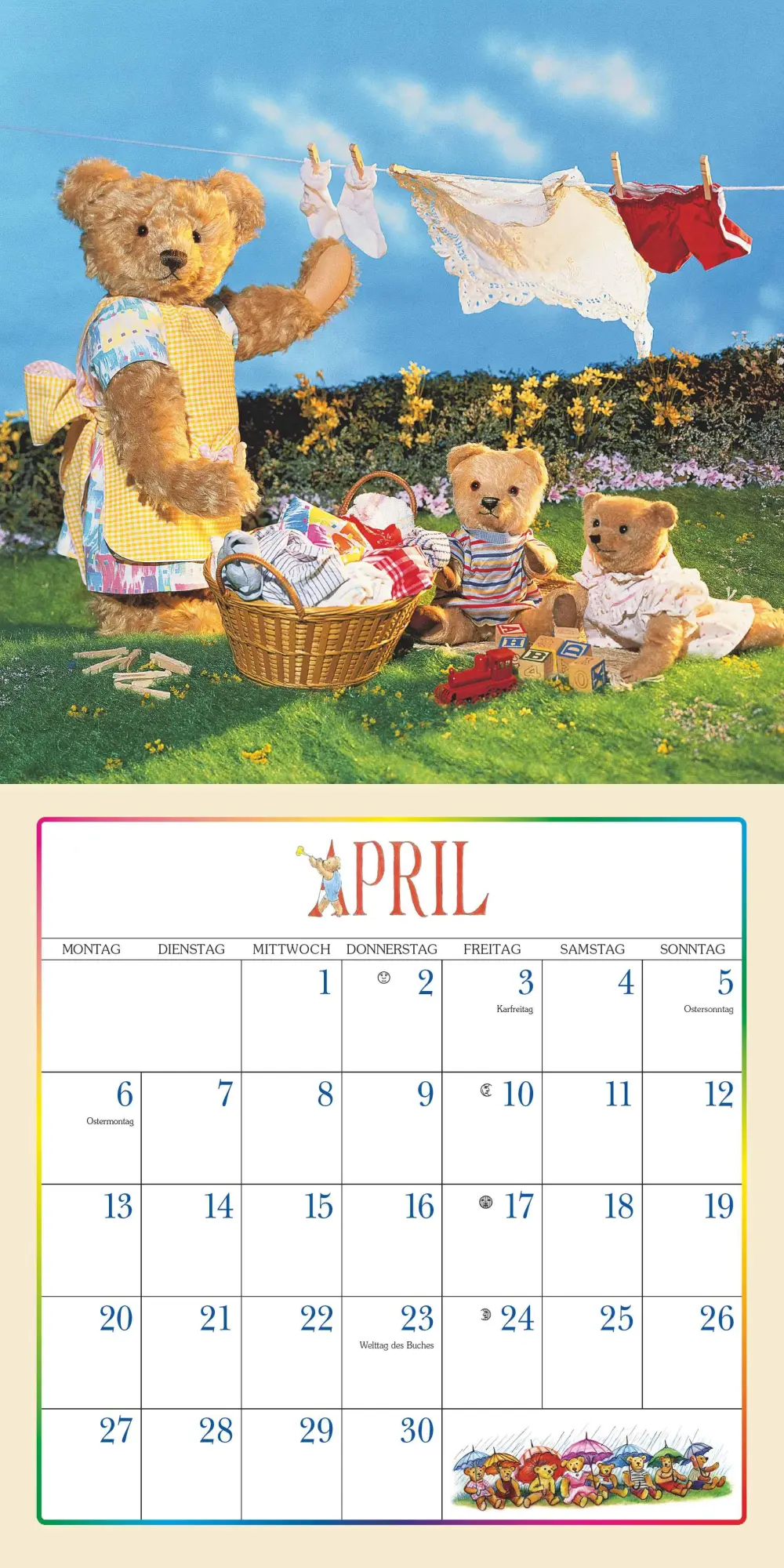 Bild: 4069095008168 | Der Teddybär 2026 - Broschürenkalender - Wandkalender - Format 30 x...