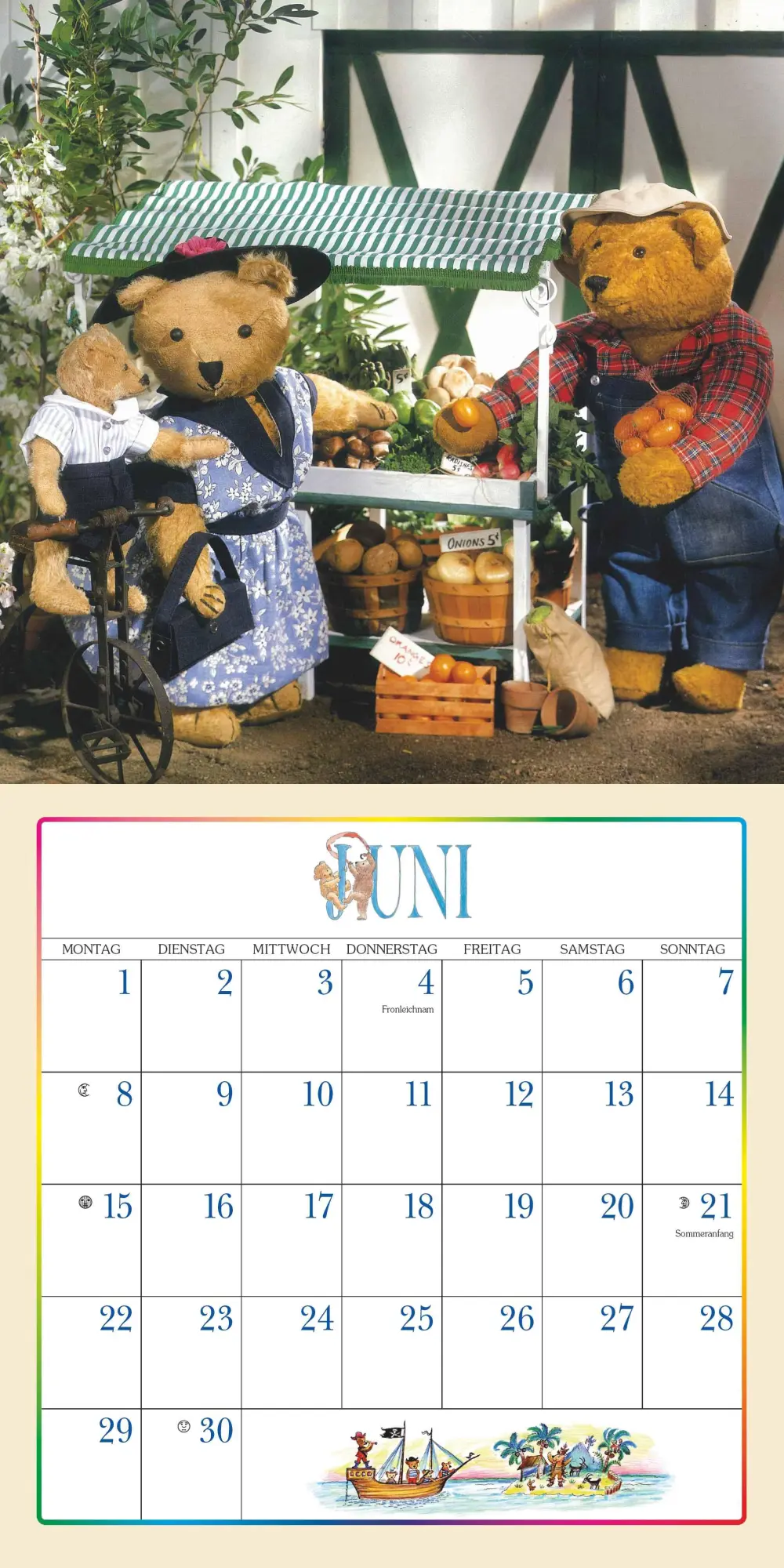 Bild: 4069095008168 | Der Teddybär 2026 - Broschürenkalender - Wandkalender - Format 30 x...