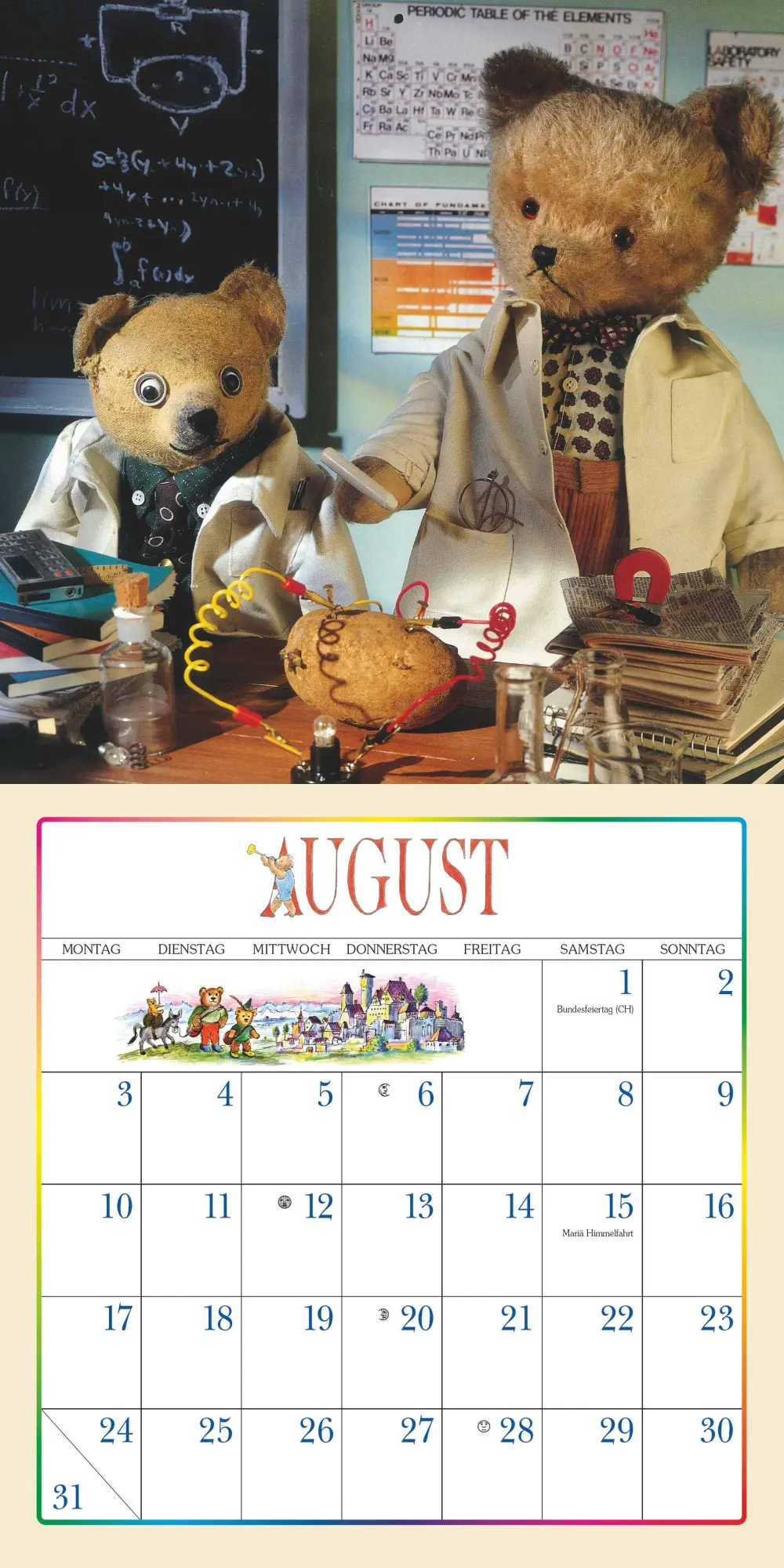 Bild: 4069095008168 | Der Teddybär 2026 - Broschürenkalender - Wandkalender - Format 30 x...