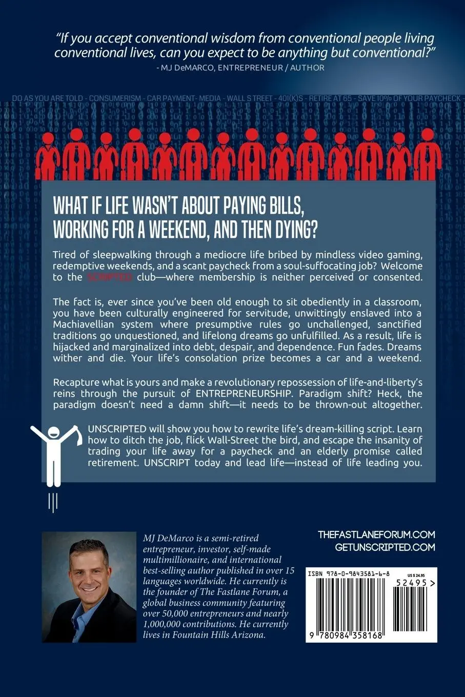 Rückseite: 9780984358168 | Unscripted | Life, Liberty, and the Pursuit of Entrepreneurship | Buch