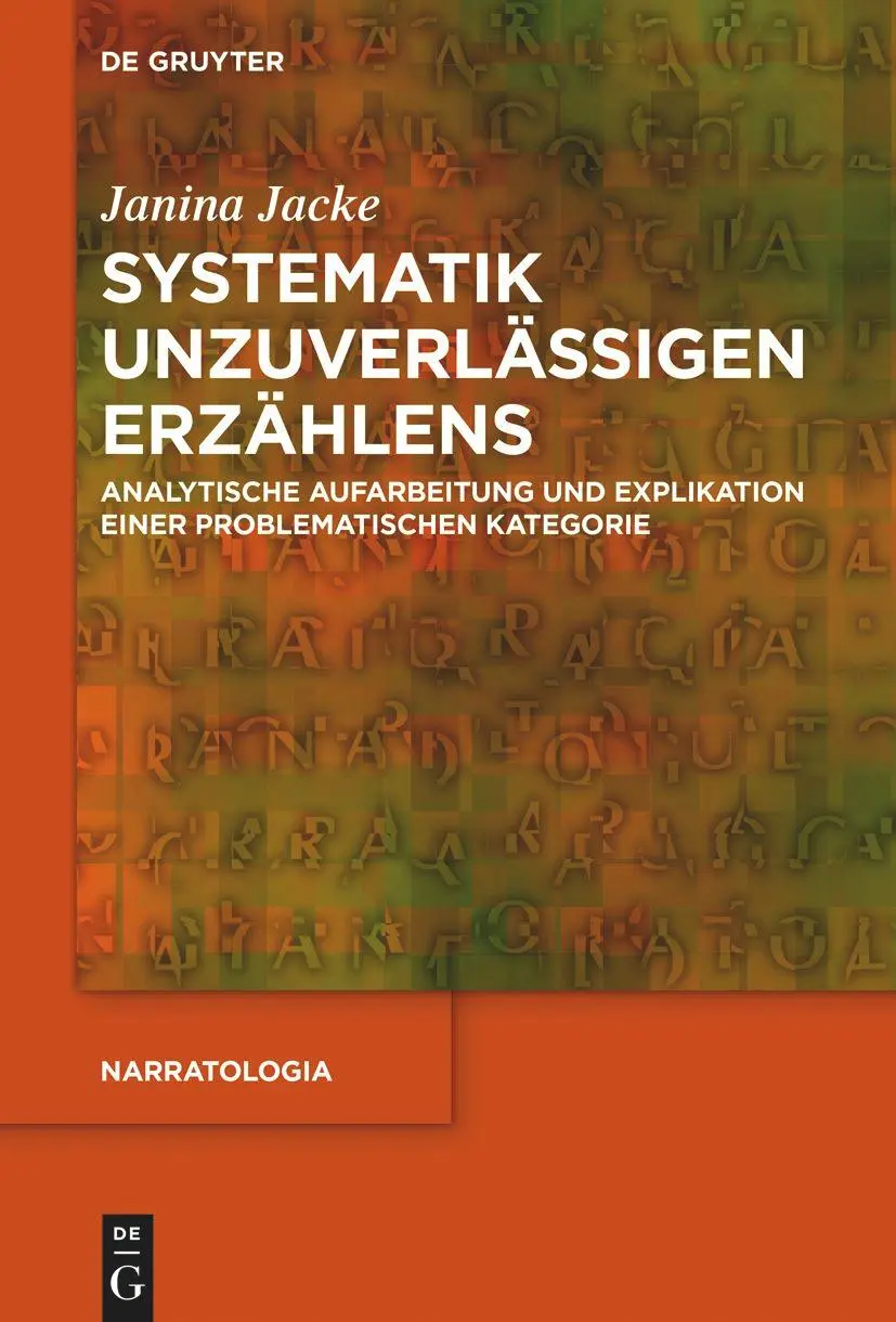 Cover: 9783110778168 | Systematik unzuverlässigen Erzählens | Janina Jacke | Taschenbuch