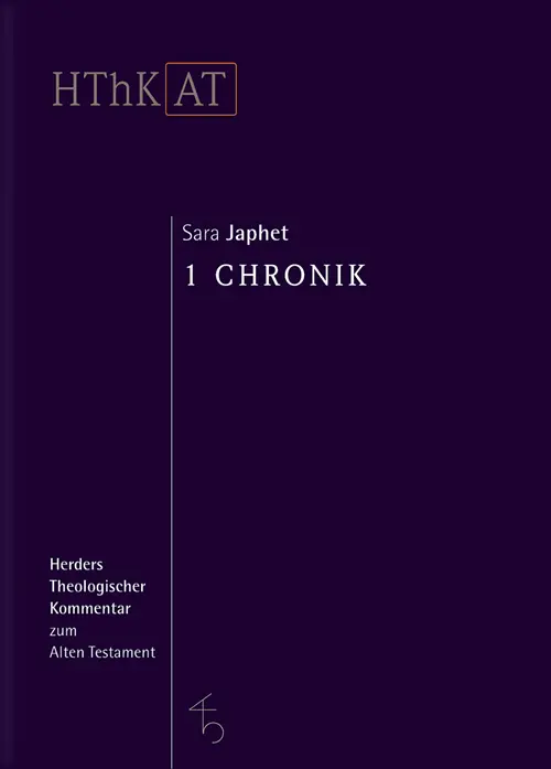 Cover: 9783451268168 | 1 Chronik | Sara Japhet | Buch | 472 S. | Deutsch | 2002