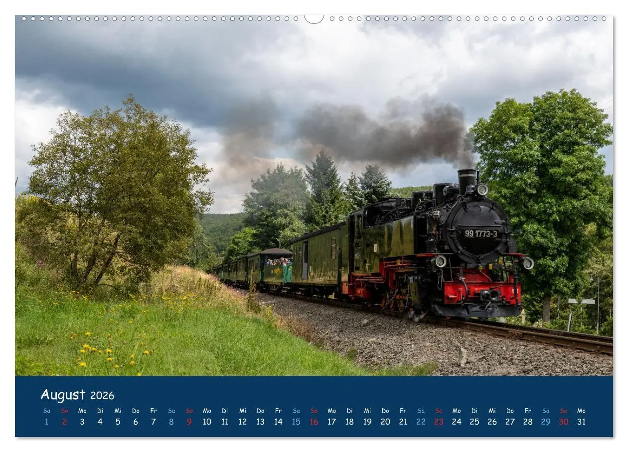 Bild: 9783457448168 | Unter Dampf im Osten (hochwertiger Premium Wandkalender 2026 DIN A2...