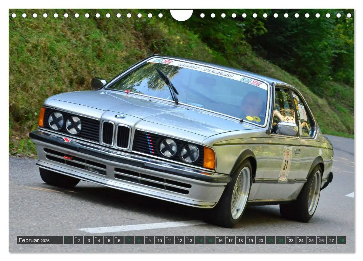 Bild: 9783457758168 | OLDTIMER BERGRENNEN - BMW Fahrzeuge (Wandkalender 2026 DIN A4...