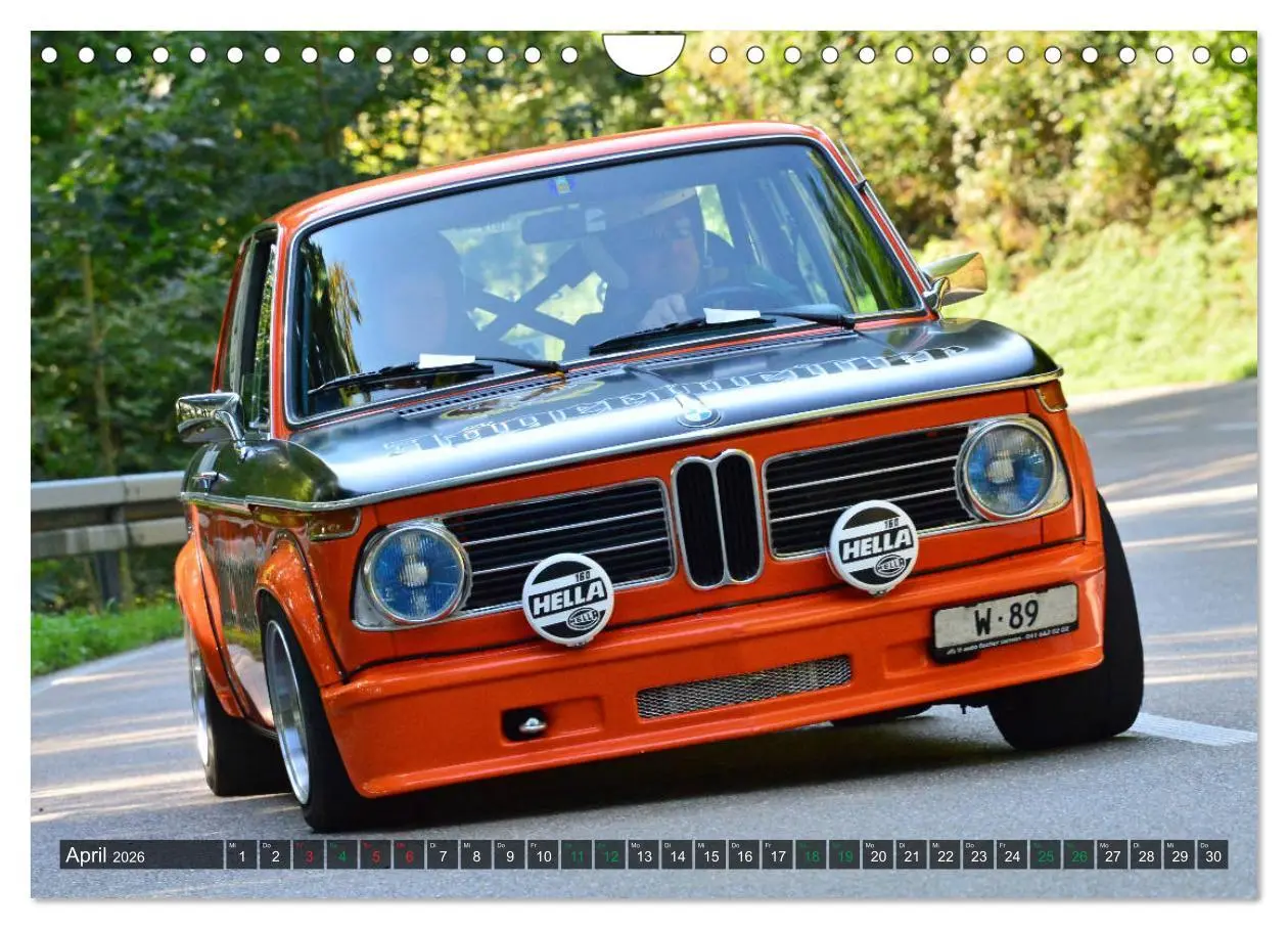 Bild: 9783457758168 | OLDTIMER BERGRENNEN - BMW Fahrzeuge (Wandkalender 2026 DIN A4...