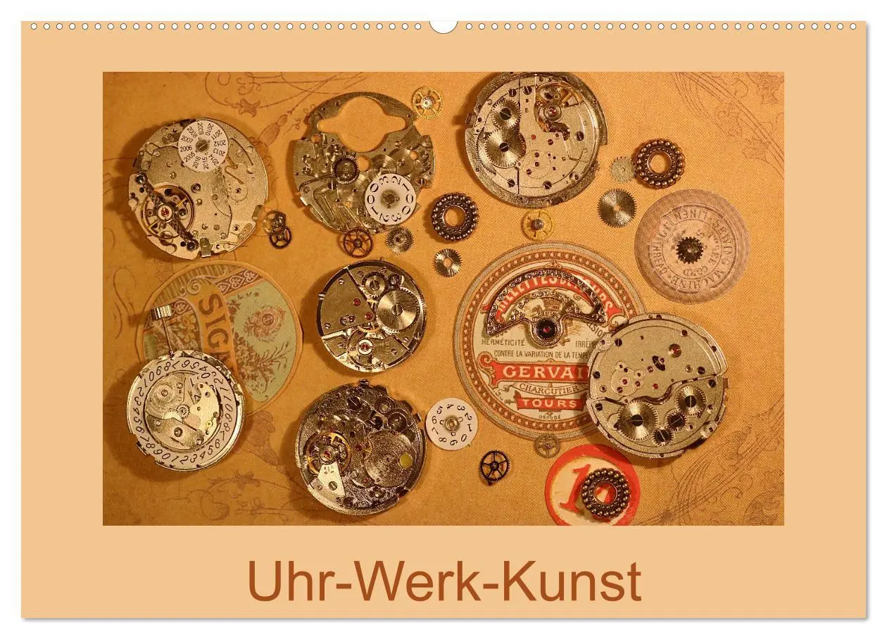 Cover: 9783457828168 | Uhr-Werk-Kunst (Wandkalender 2026 DIN A2 quer), CALVENDO...