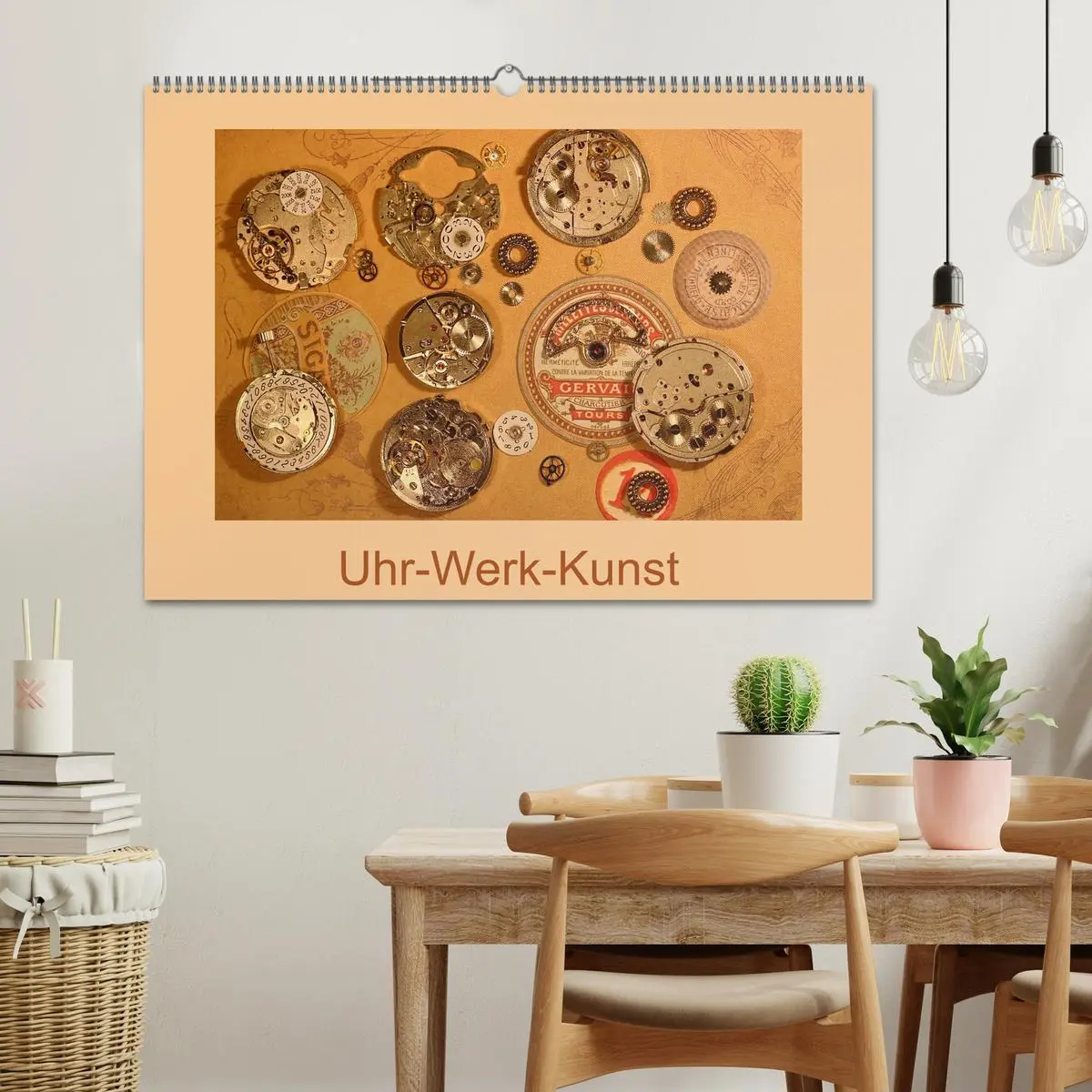 Bild: 9783457828168 | Uhr-Werk-Kunst (Wandkalender 2026 DIN A2 quer), CALVENDO...