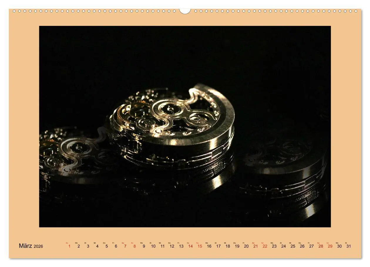 Bild: 9783457828168 | Uhr-Werk-Kunst (Wandkalender 2026 DIN A2 quer), CALVENDO...
