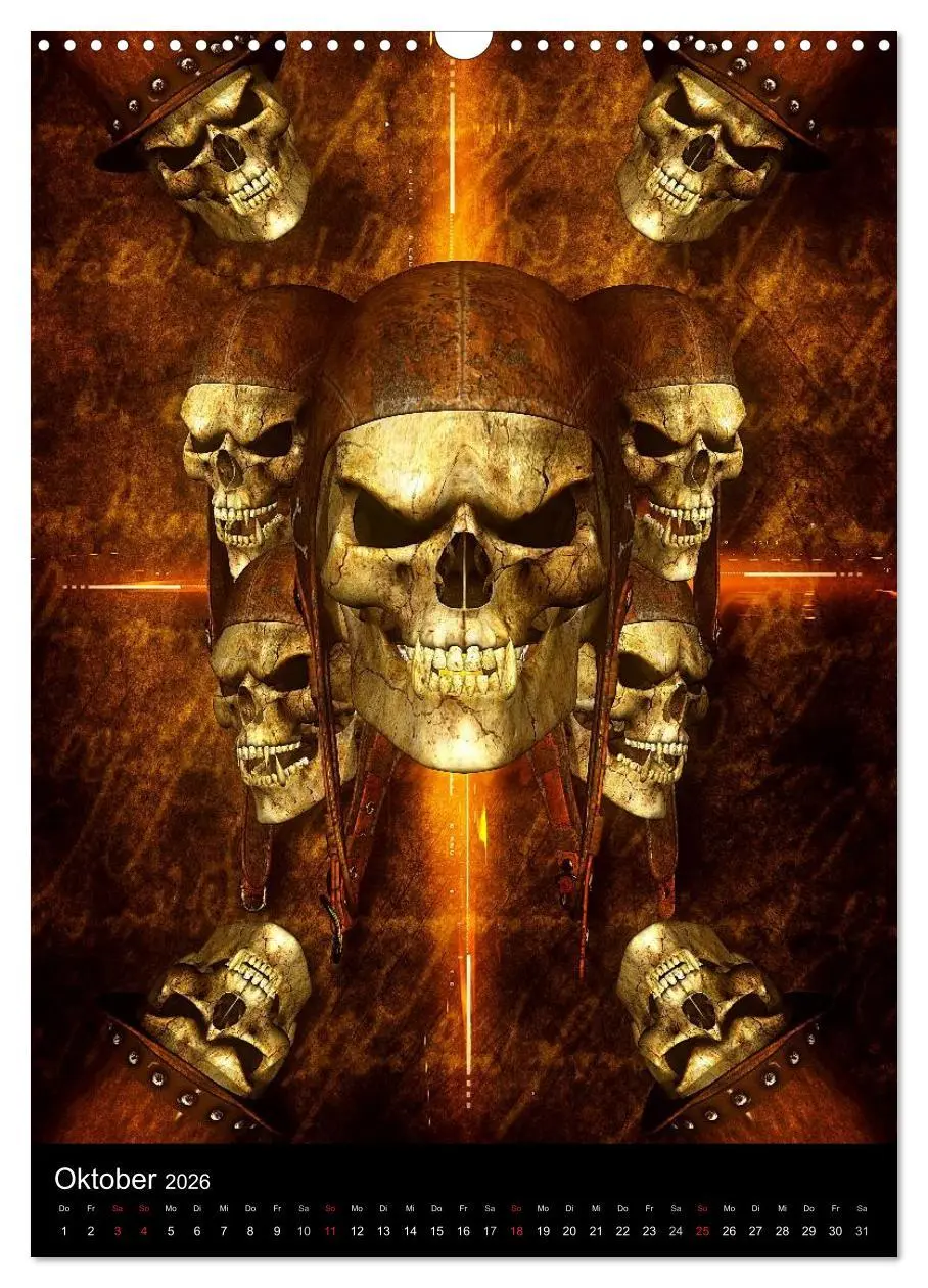 Bild: 9783516468168 | S.O.D. - Skulls Of Death Vol. I - Totenkopf Artworks (Wandkalender...
