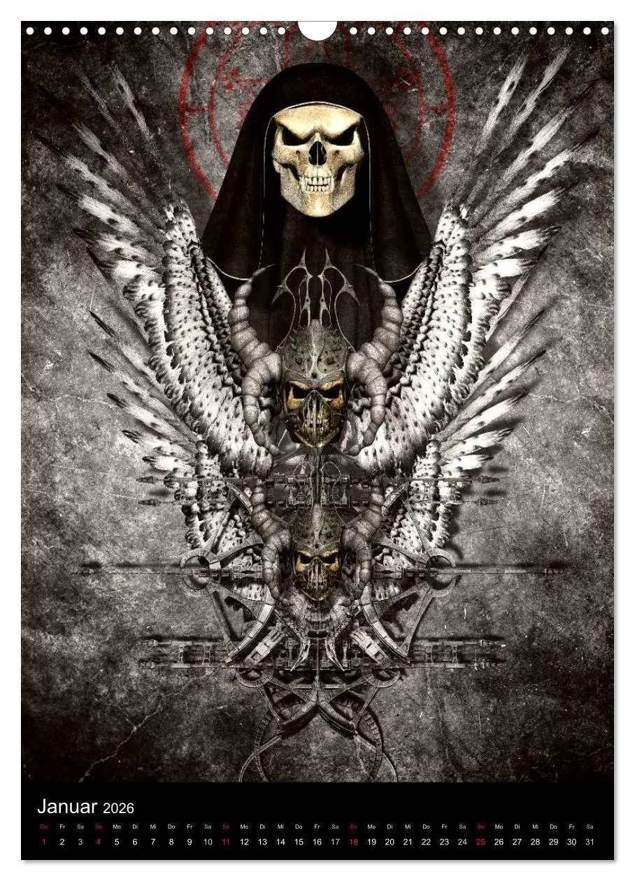 Bild: 9783516468168 | S.O.D. - Skulls Of Death Vol. I - Totenkopf Artworks (Wandkalender...