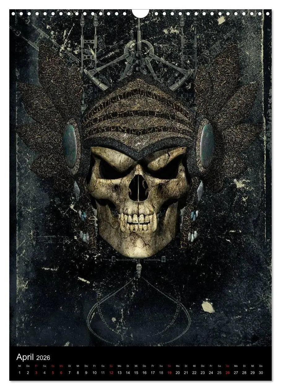 Bild: 9783516468168 | S.O.D. - Skulls Of Death Vol. I - Totenkopf Artworks (Wandkalender...