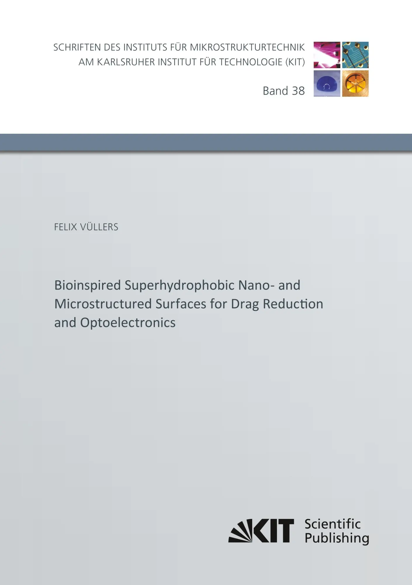 Cover: 9783731508168 | Bioinspired Superhydrophobic Nano- and Microstructured Surfaces for...