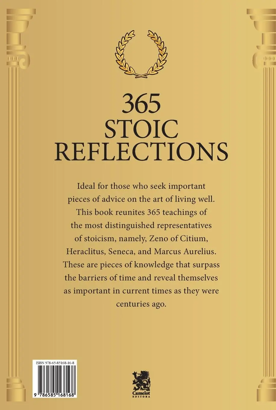 Rückseite: 9786585168168 | 365 Stoic Reflections | Marcus Aurelius (u. a.) | Taschenbuch | 2023