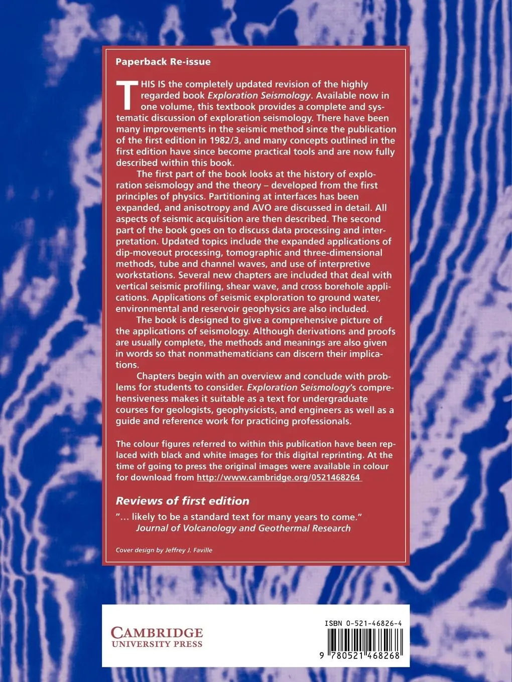 Rückseite: 9780521468268 | Exploration Seismology | Second Edition | R. Sheriff (u. a.) | Buch