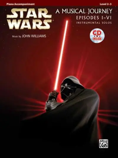 Cover: 9780739058268 | Star Wars Instrumental Solos (Movies I-VI) | Piano Acc., Book &amp; CD