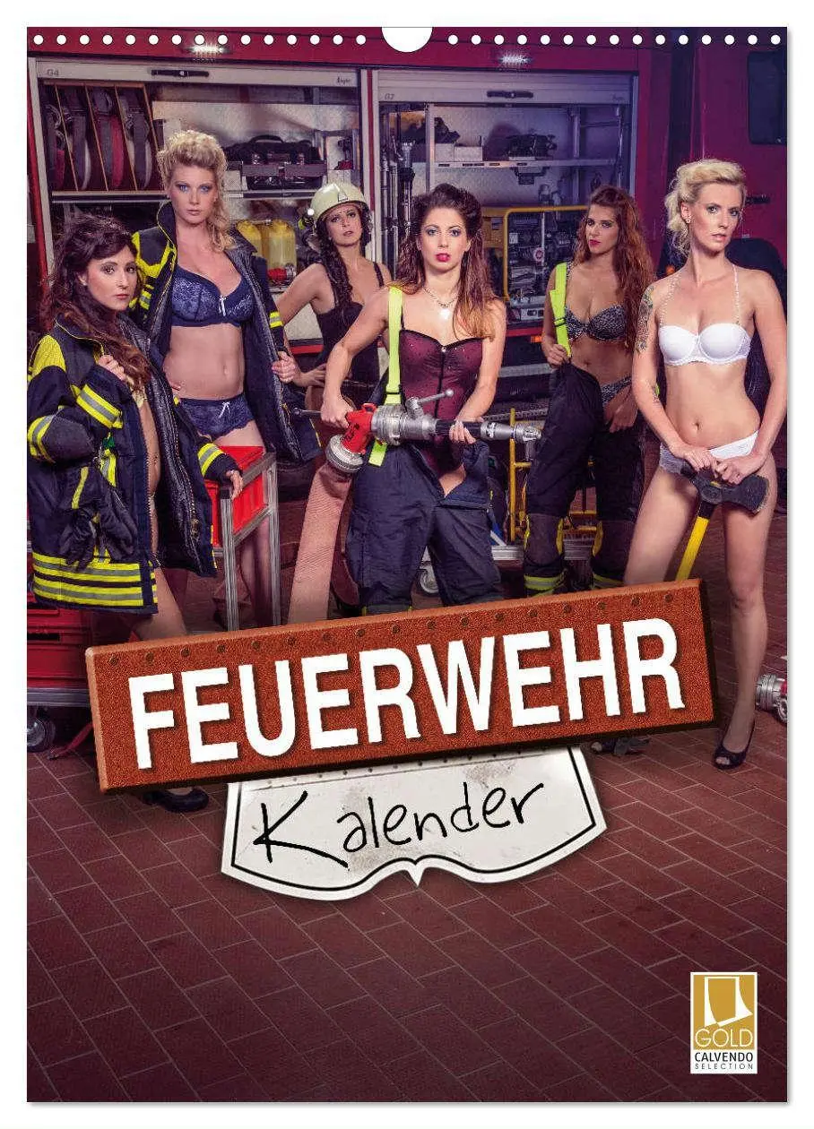 Cover: 9783457058268 | Feuerwehrkalender 2025 (Wandkalender 2025 DIN A3 hoch), CALVENDO...