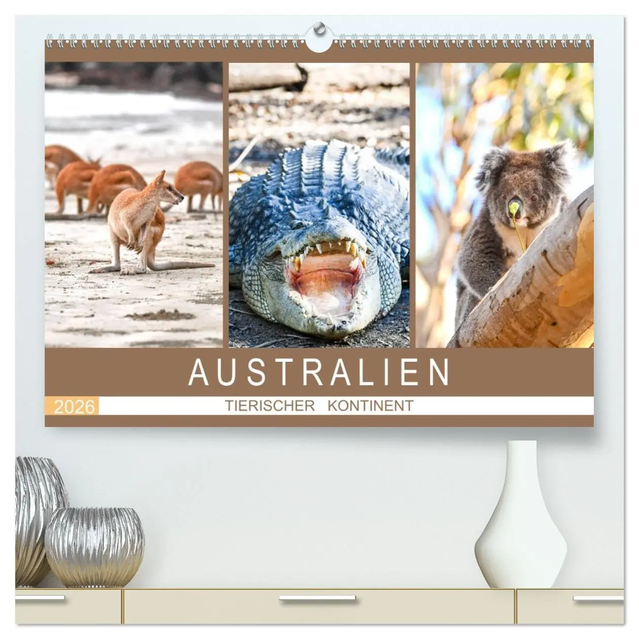 Cover: 9783457678268 | Australien, tierischer Kontinent (hochwertiger Premium Wandkalender...