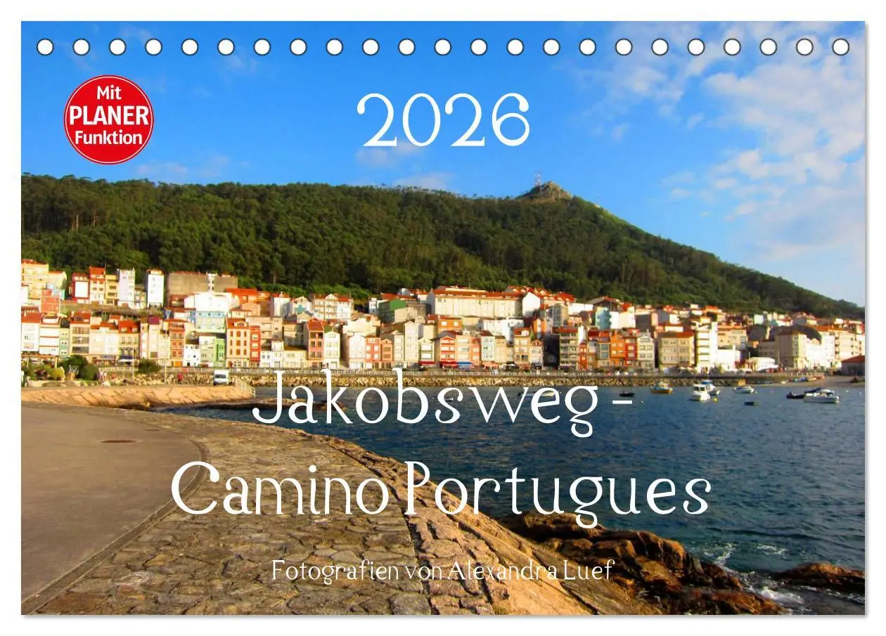 Cover: 9783457988268 | Jakobsweg - Camino Portugues (Tischkalender 2026 DIN A5 quer),...