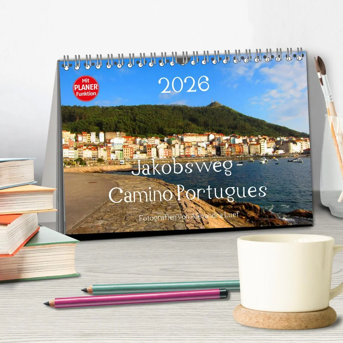 Bild: 9783457988268 | Jakobsweg - Camino Portugues (Tischkalender 2026 DIN A5 quer),...