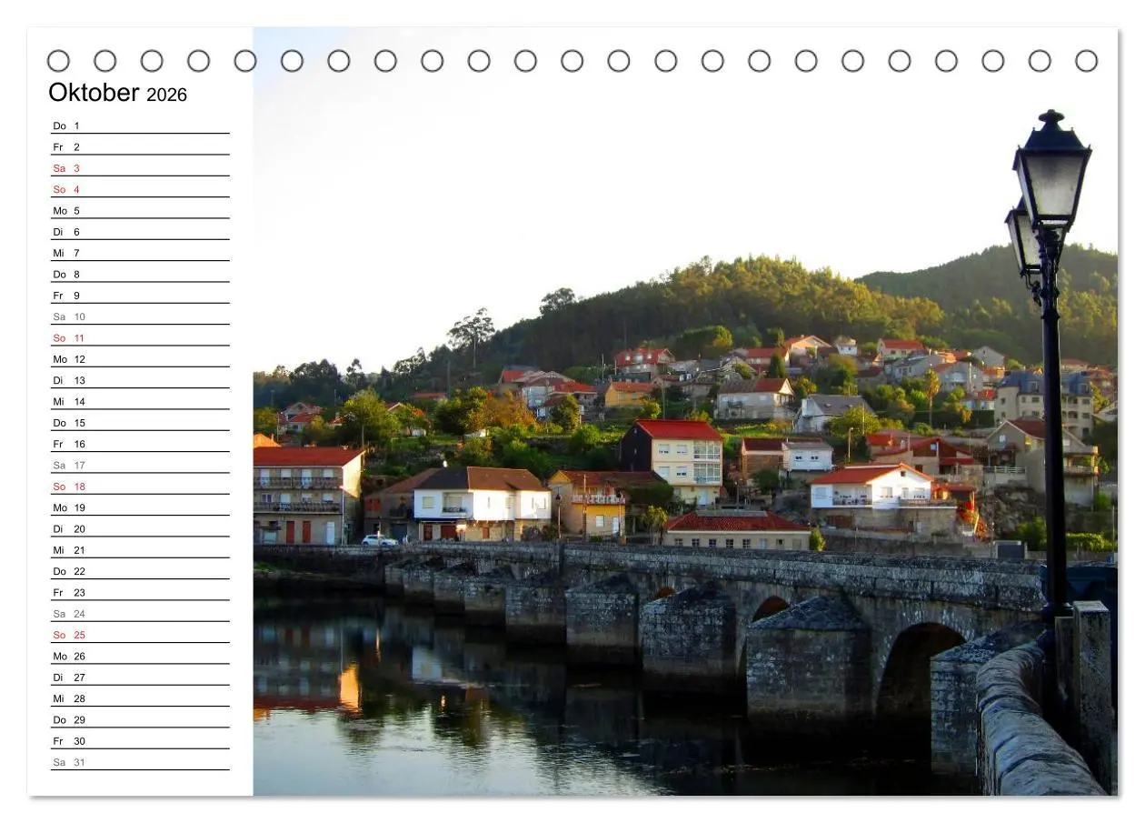 Bild: 9783457988268 | Jakobsweg - Camino Portugues (Tischkalender 2026 DIN A5 quer),...