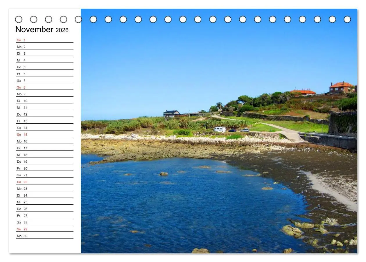 Bild: 9783457988268 | Jakobsweg - Camino Portugues (Tischkalender 2026 DIN A5 quer),...