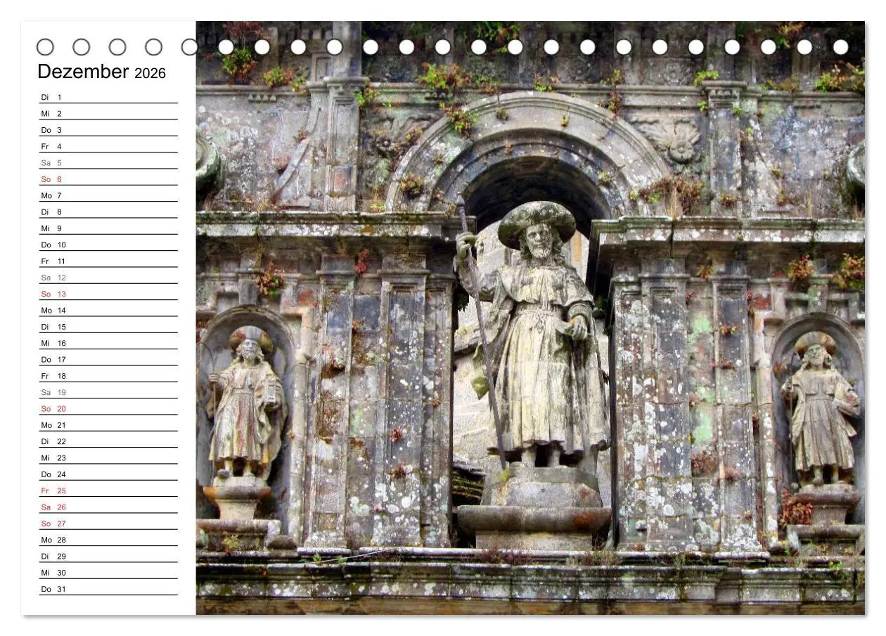 Bild: 9783457988268 | Jakobsweg - Camino Portugues (Tischkalender 2026 DIN A5 quer),...