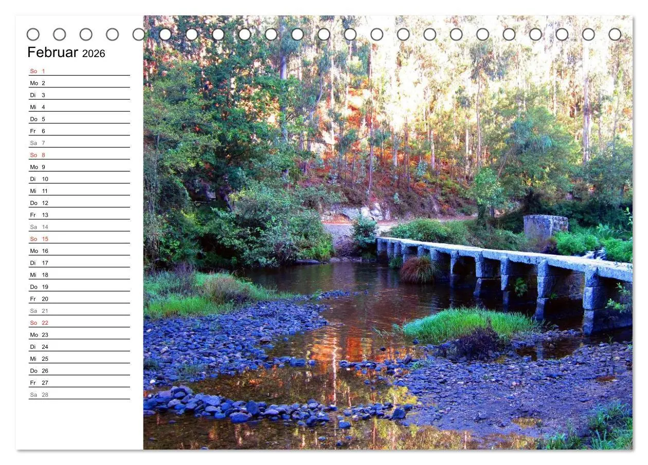 Bild: 9783457988268 | Jakobsweg - Camino Portugues (Tischkalender 2026 DIN A5 quer),...