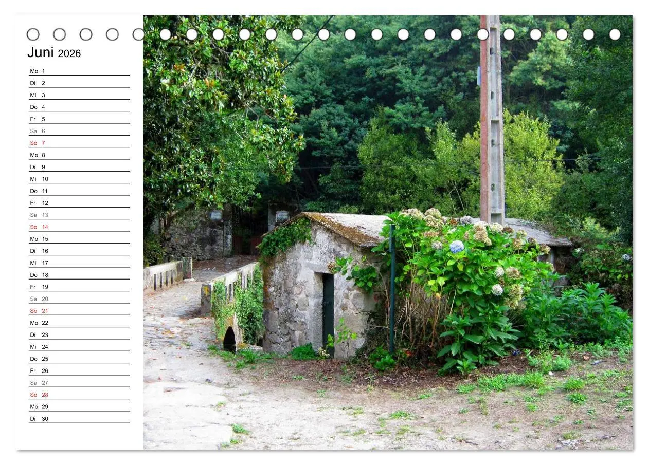 Bild: 9783457988268 | Jakobsweg - Camino Portugues (Tischkalender 2026 DIN A5 quer),...