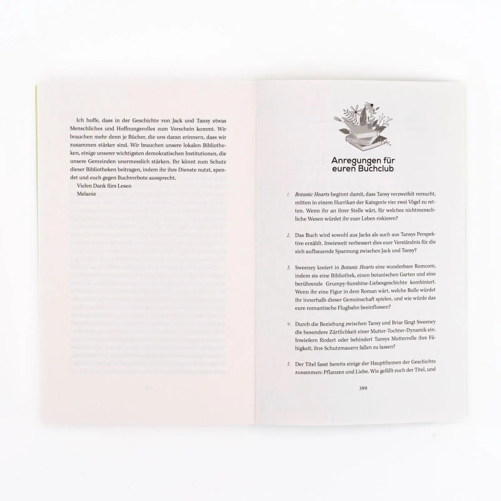 Bild: 9783499018268 | Botanic Hearts | Books are her love language. Flowers are his ...
