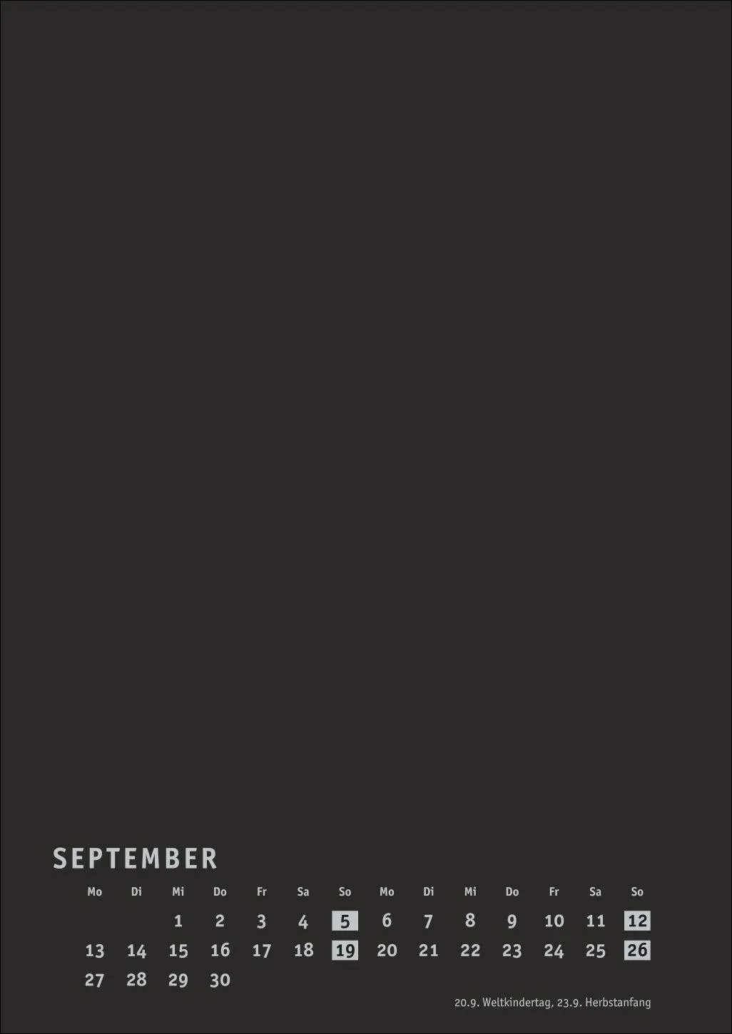 Bild: 9783756418268 | Premium-Bastelkalender schwarz A4 2027 | Heye | Kalender | 14 S.