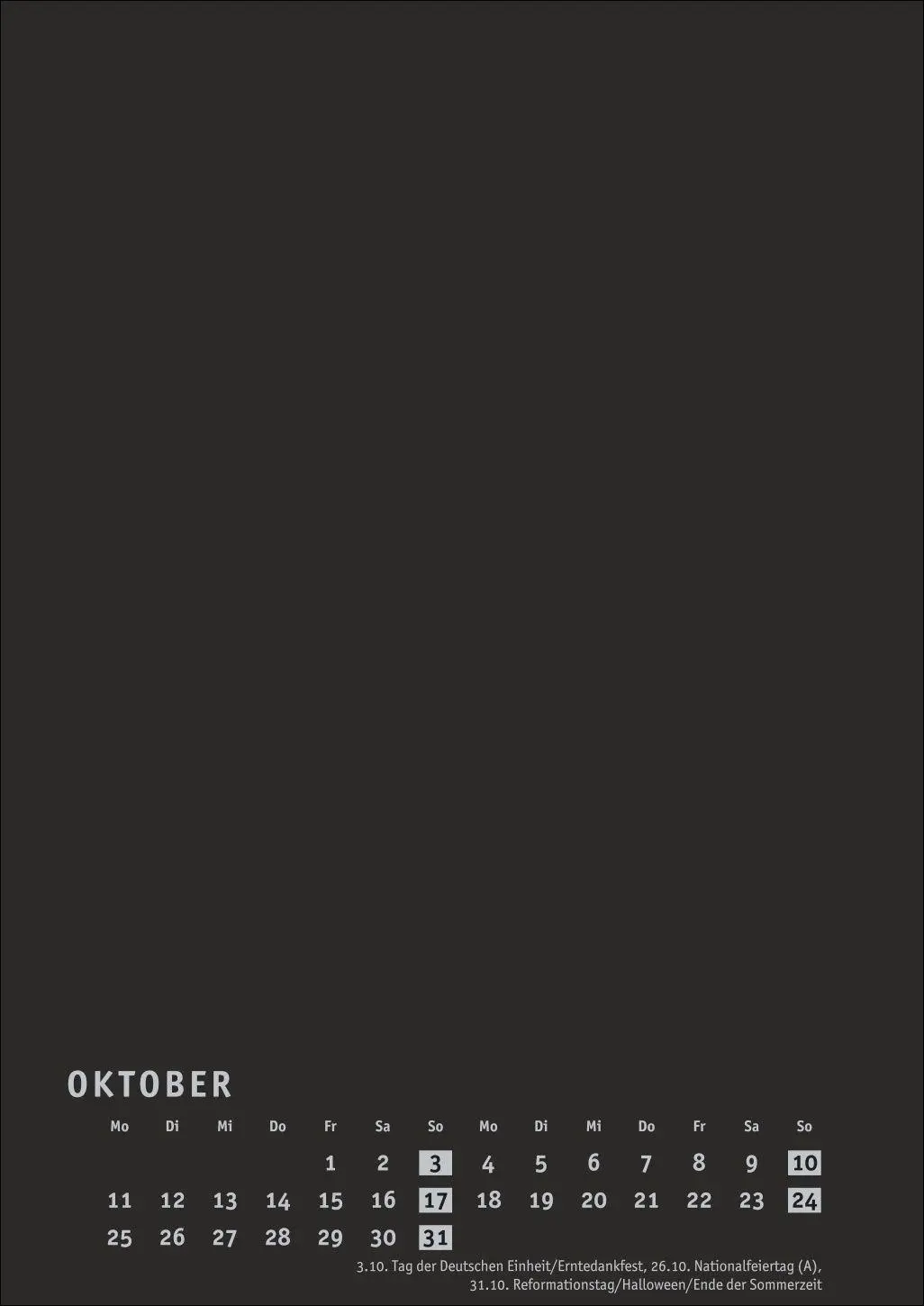 Bild: 9783756418268 | Premium-Bastelkalender schwarz A4 2027 | Heye | Kalender | 14 S.