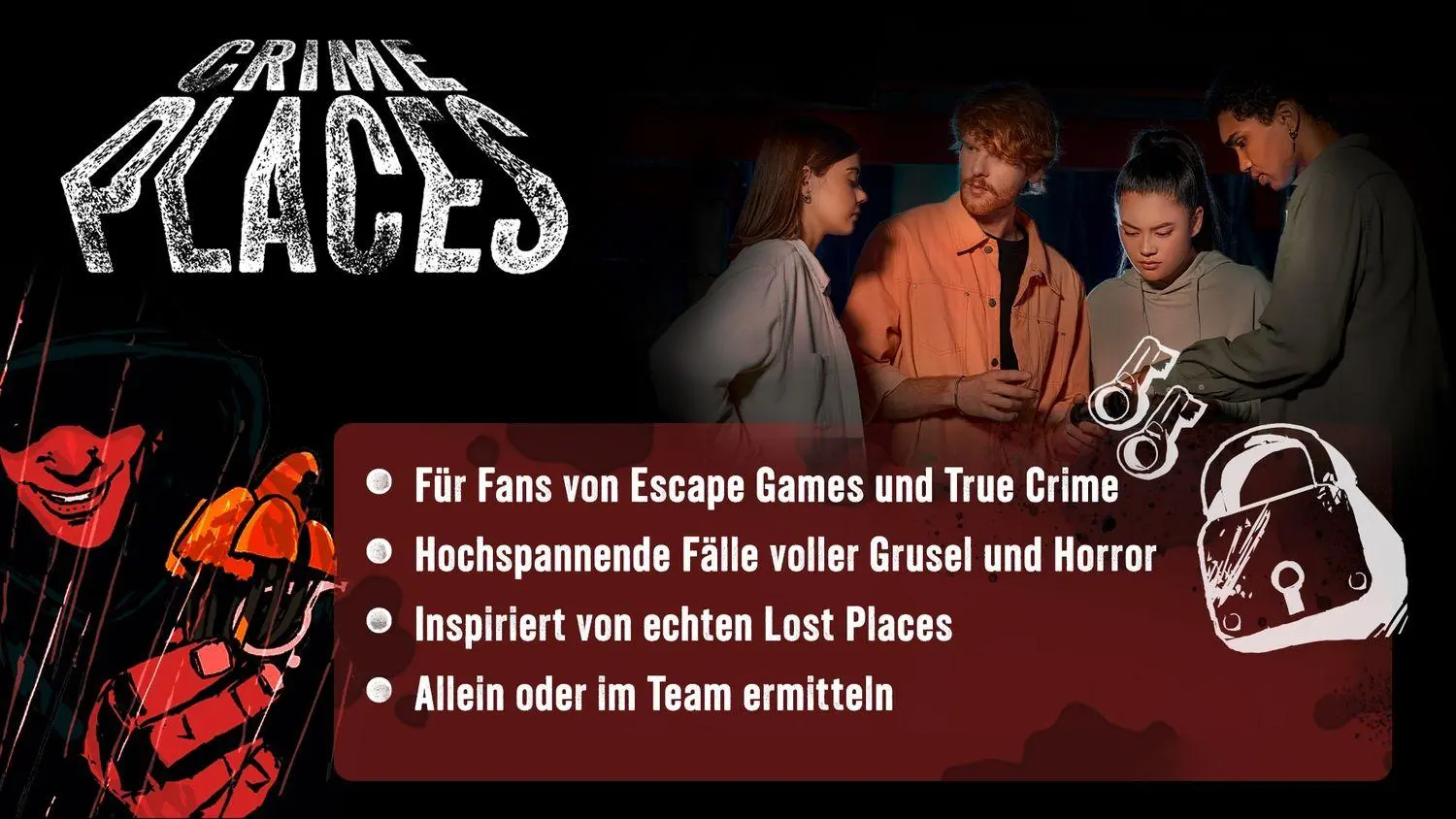 Bild: 4260512188368 | Crime Places. Bar der Dämonen | Joel Müseler (u. a.) | Spiel | 144 S.