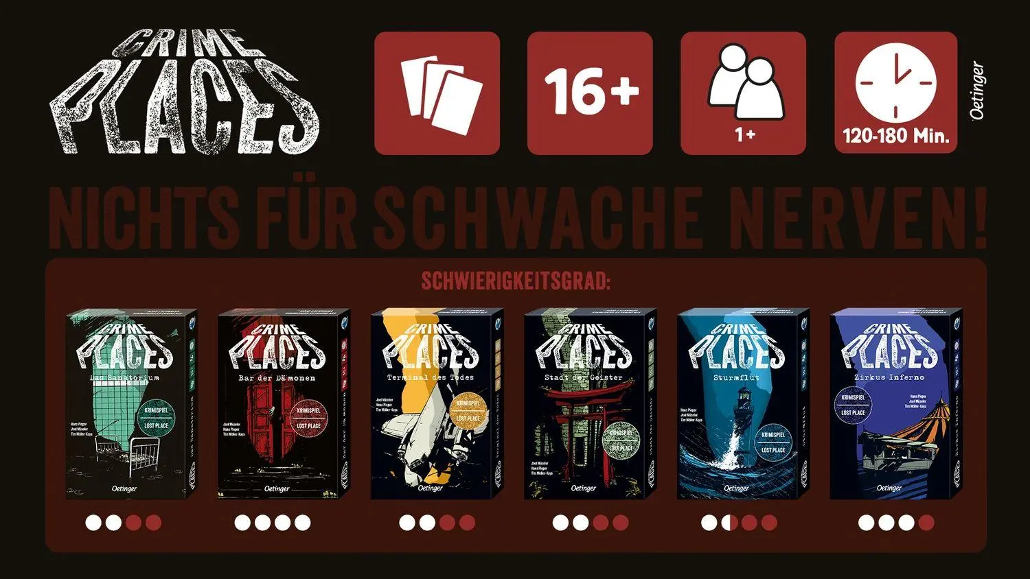 Bild: 4260512188368 | Crime Places. Bar der Dämonen | Joel Müseler (u. a.) | Spiel | 144 S.