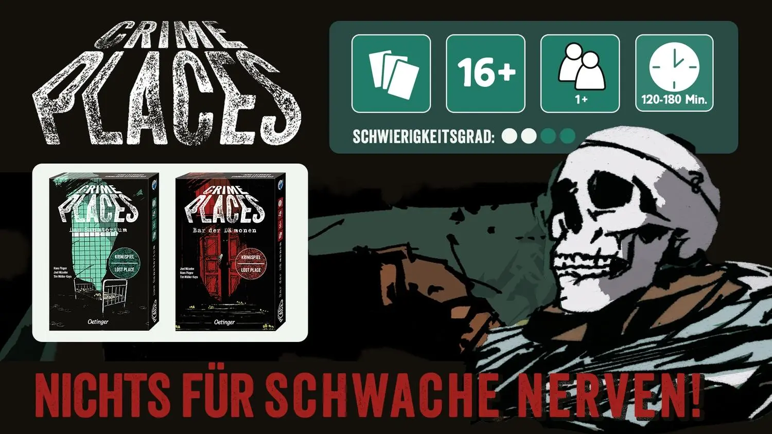 Bild: 4260512188368 | Crime Places. Bar der Dämonen | Joel Müseler (u. a.) | Spiel | 144 S.