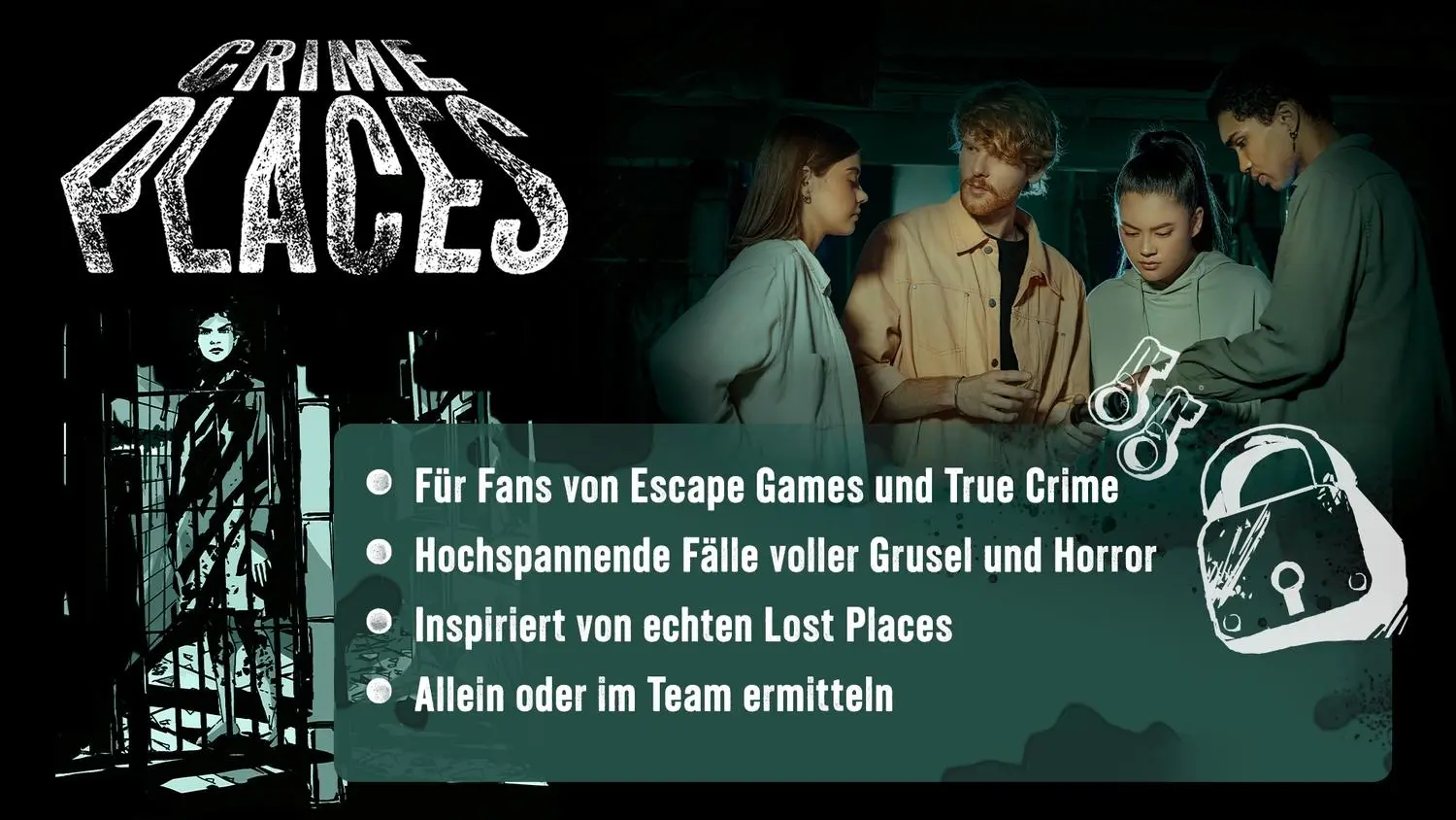 Bild: 4260512188368 | Crime Places. Bar der Dämonen | Joel Müseler (u. a.) | Spiel | 144 S.