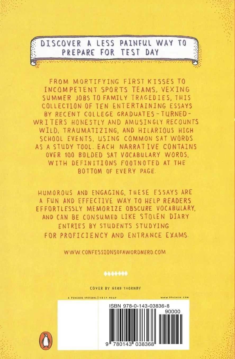 Rückseite: 9780143038368 | Confessions of a High School Word Nerd | Arianne Cohen (u. a.) | Buch