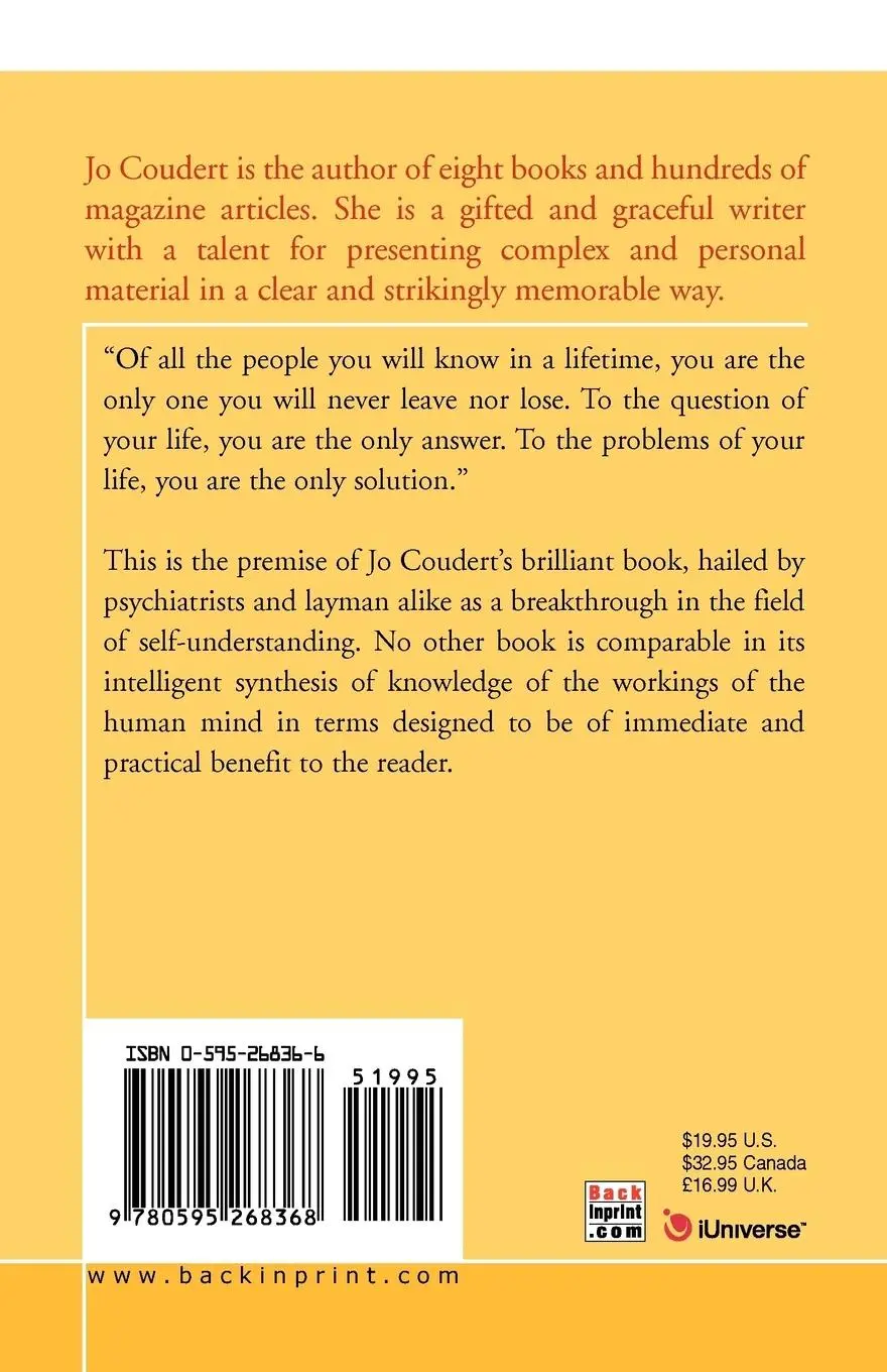 Rückseite: 9780595268368 | Advice From A Failure | Jo Coudert | Taschenbuch | Englisch | 2003