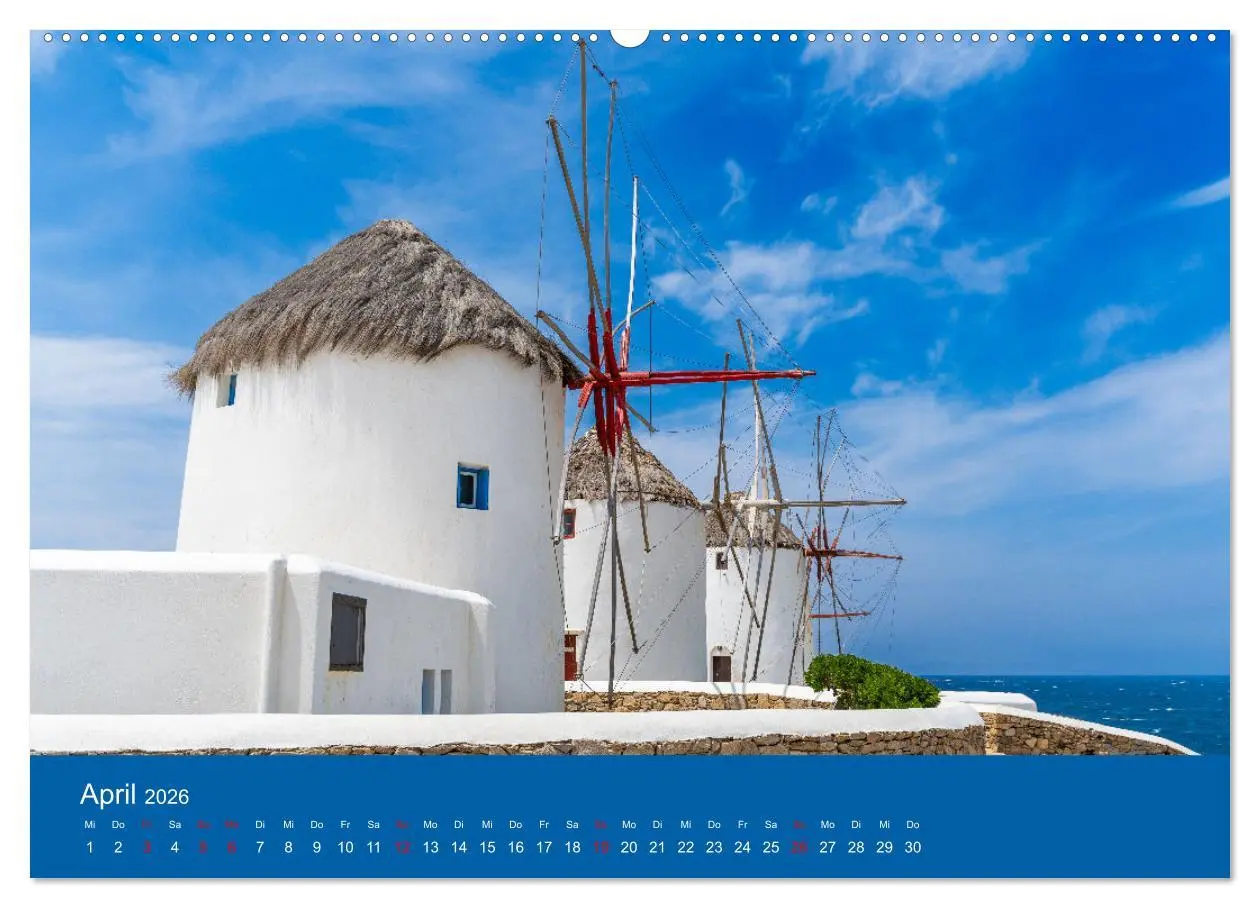 Bild: 9783457358368 | Griechenland - Mykonos Kalender (Wandkalender 2026 DIN A2 quer),...