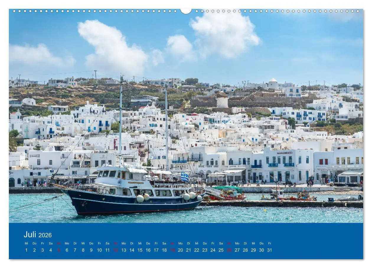 Bild: 9783457358368 | Griechenland - Mykonos Kalender (Wandkalender 2026 DIN A2 quer),...