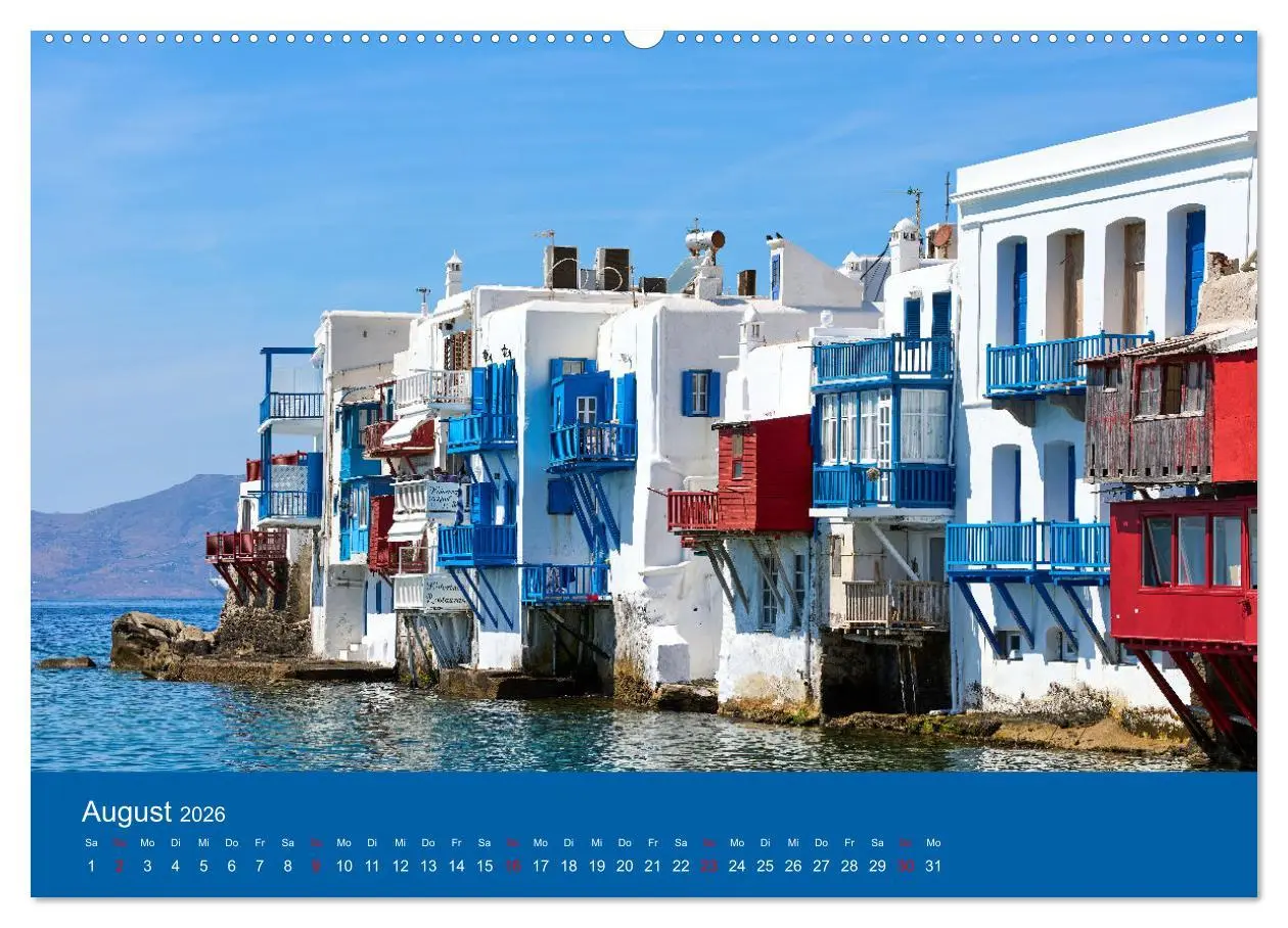 Bild: 9783457358368 | Griechenland - Mykonos Kalender (Wandkalender 2026 DIN A2 quer),...