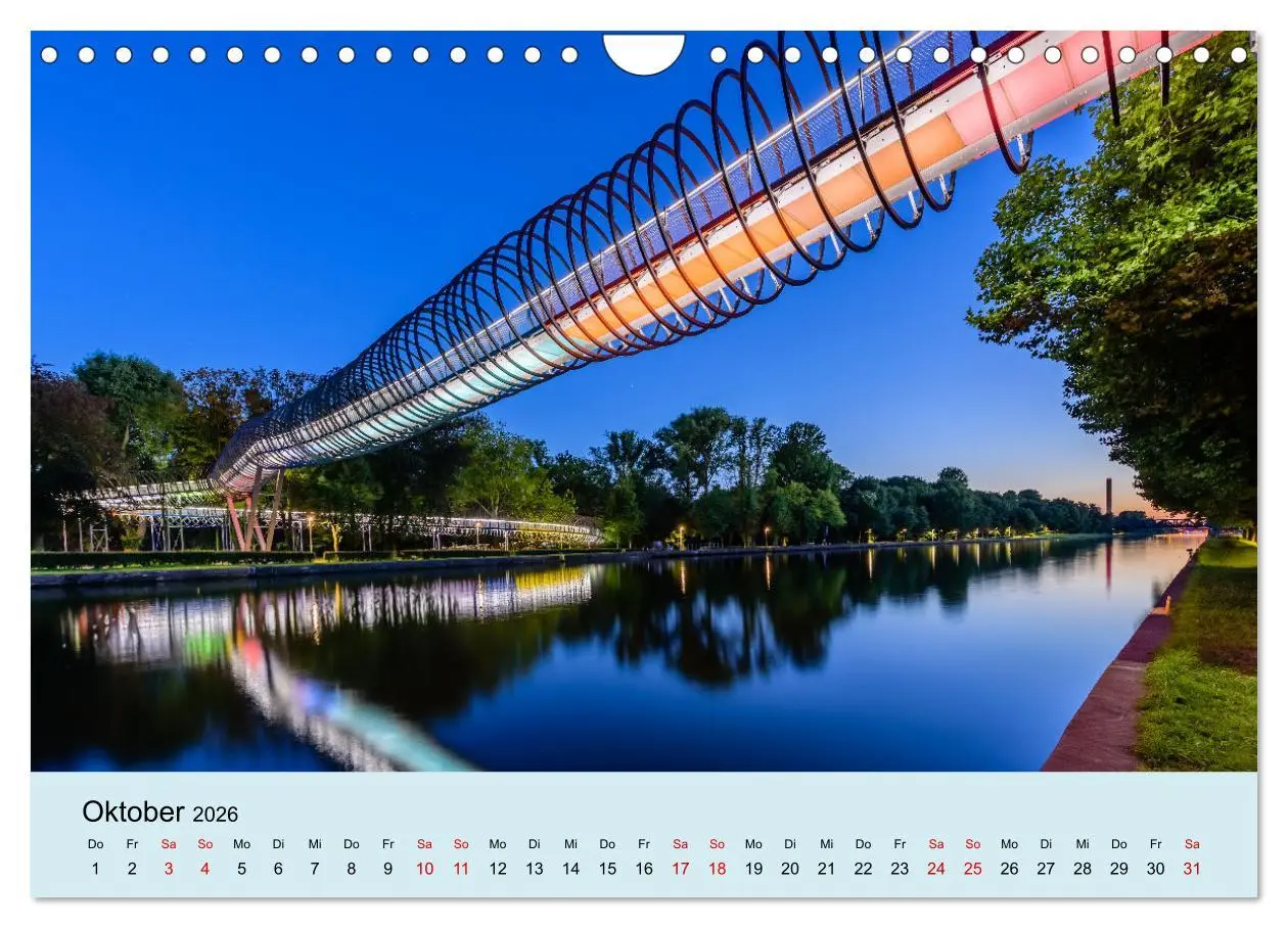 Bild: 9783457598368 | Ruhrnights (Wandkalender 2026 DIN A4 quer), CALVENDO Monatskalender