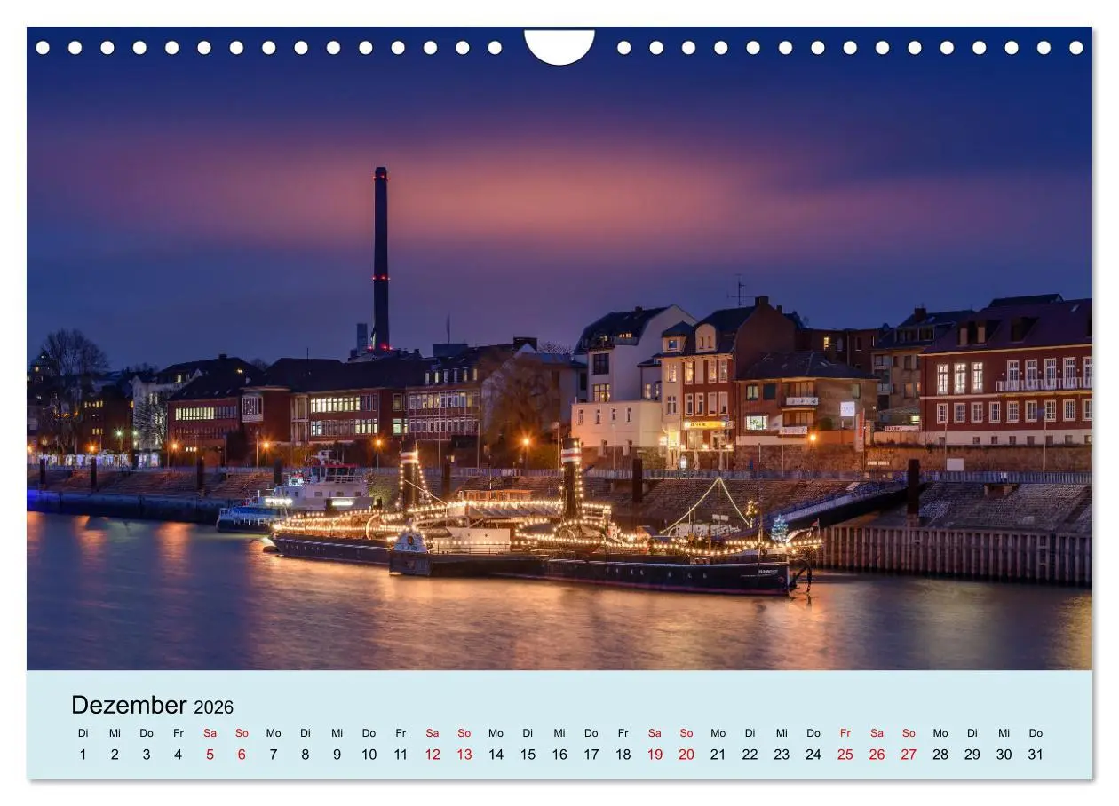 Bild: 9783457598368 | Ruhrnights (Wandkalender 2026 DIN A4 quer), CALVENDO Monatskalender