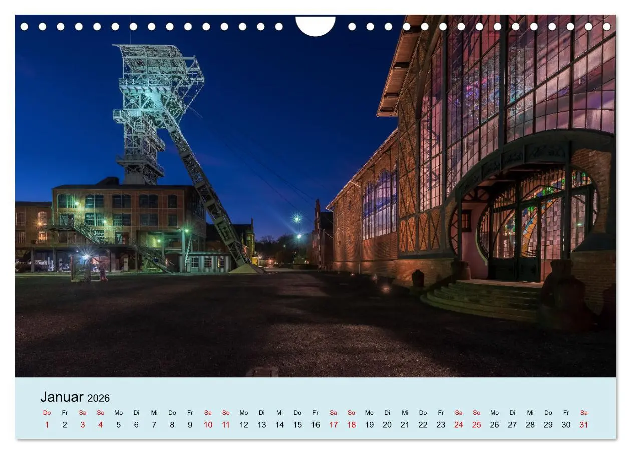 Bild: 9783457598368 | Ruhrnights (Wandkalender 2026 DIN A4 quer), CALVENDO Monatskalender