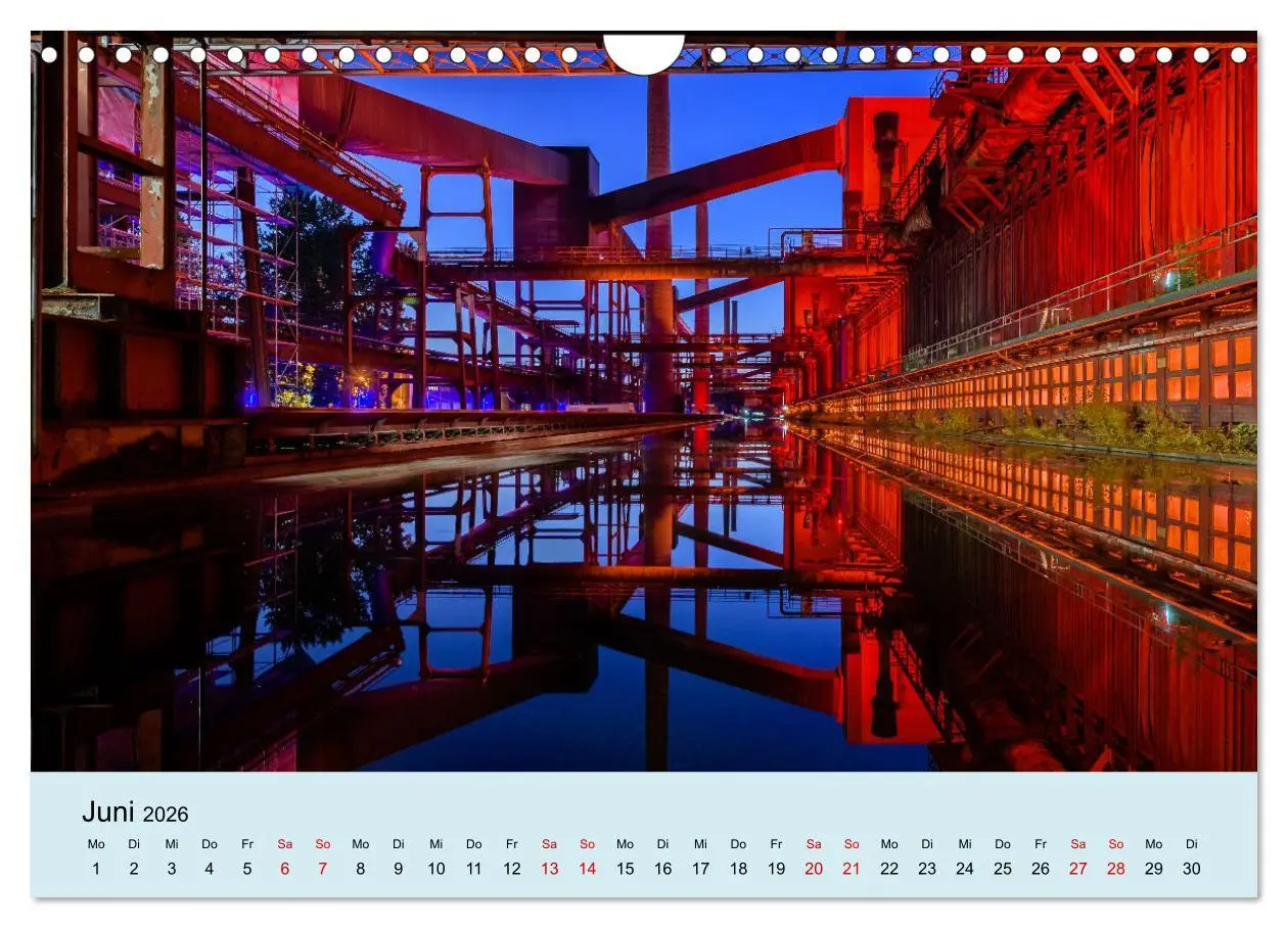 Bild: 9783457598368 | Ruhrnights (Wandkalender 2026 DIN A4 quer), CALVENDO Monatskalender