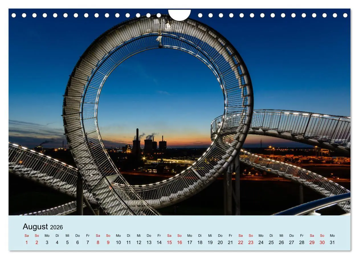 Bild: 9783457598368 | Ruhrnights (Wandkalender 2026 DIN A4 quer), CALVENDO Monatskalender