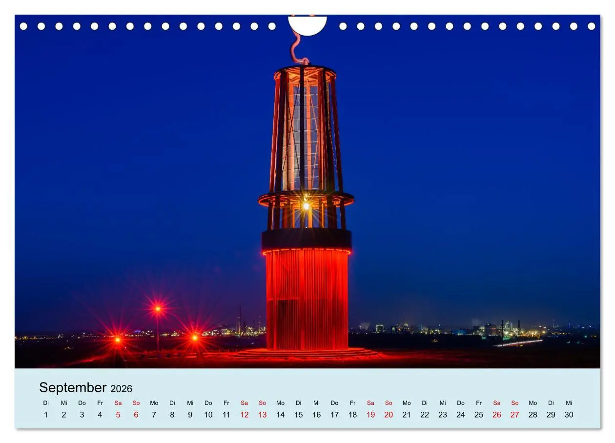 Bild: 9783457598368 | Ruhrnights (Wandkalender 2026 DIN A4 quer), CALVENDO Monatskalender