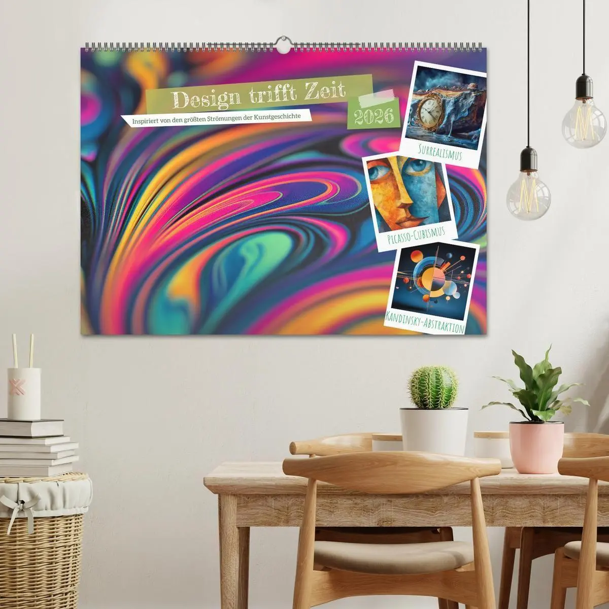 Bild: 9783516688368 | Design trifft Zeit (Wandkalender 2026 DIN A2 quer), CALVENDO...