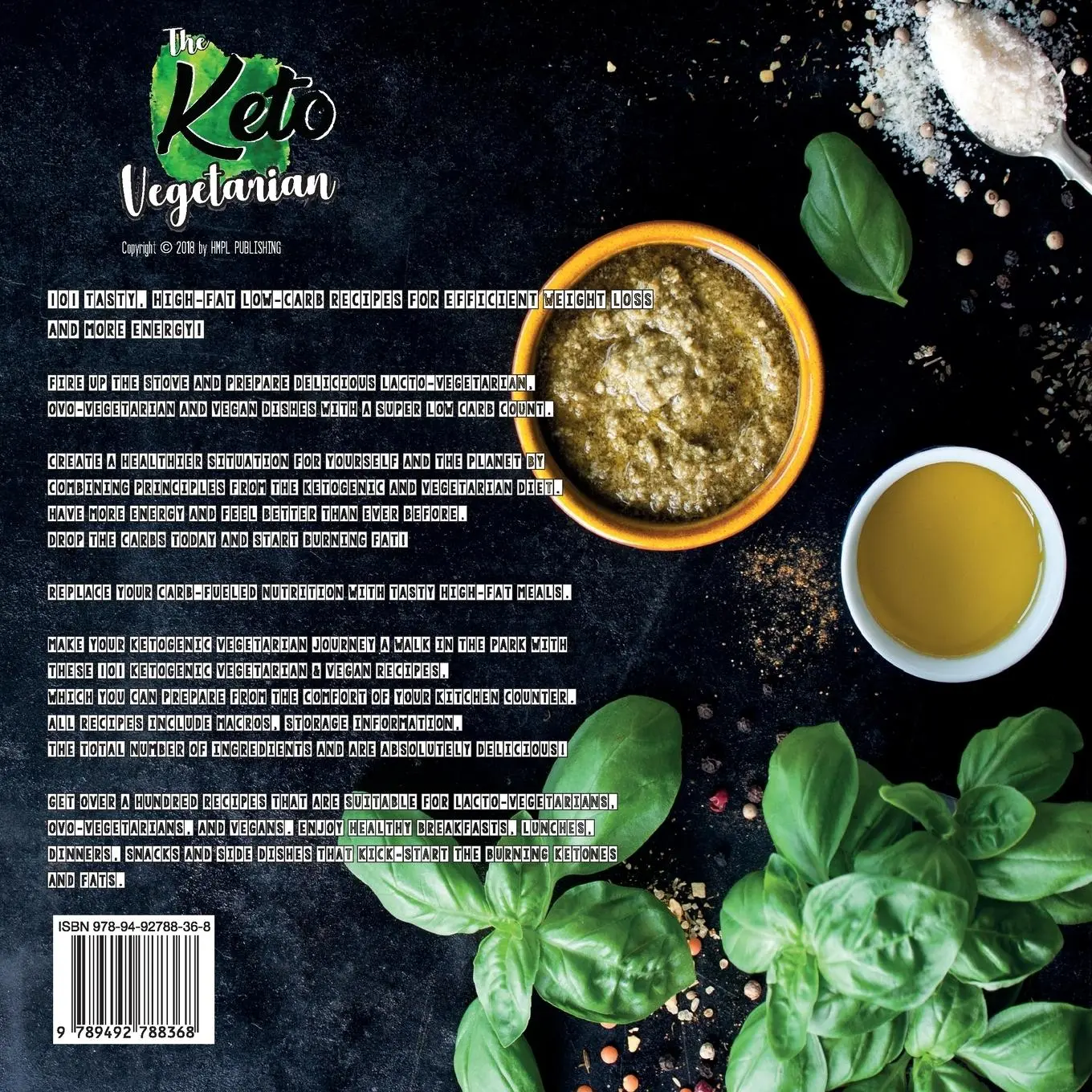 Rückseite: 9789492788368 | The Keto Vegetarian | Lydia Miller | Taschenbuch | Englisch | 2019