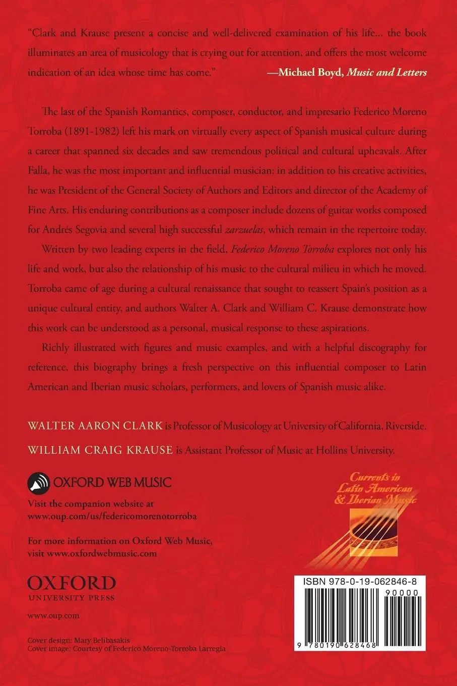 Rückseite: 9780190628468 | Federico Moreno Torroba | Walter Aaron Clark | Taschenbuch | Buch