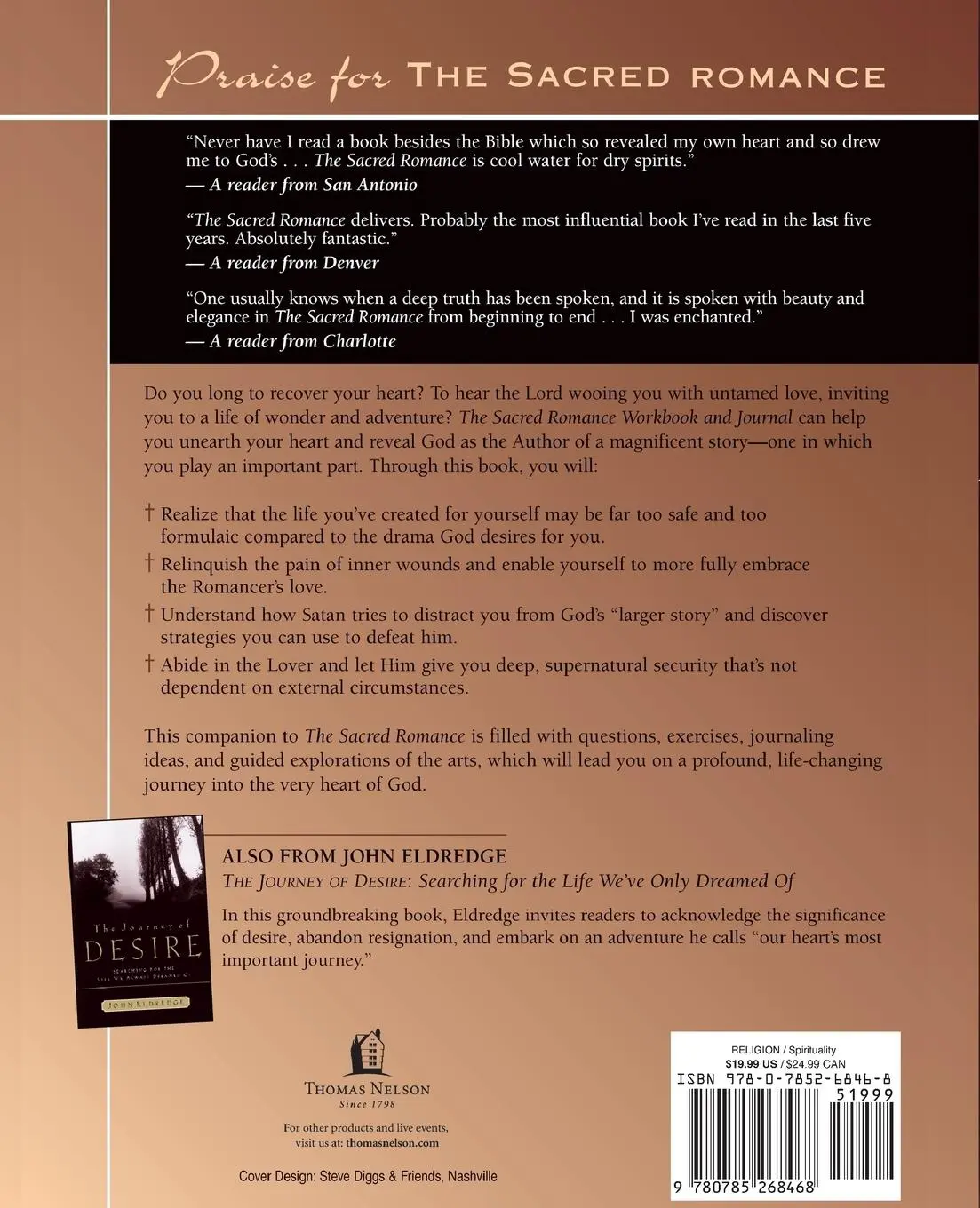 Rückseite: 9780785268468 | The Sacred Romance Workbook and Journal | John Eldredge | Taschenbuch